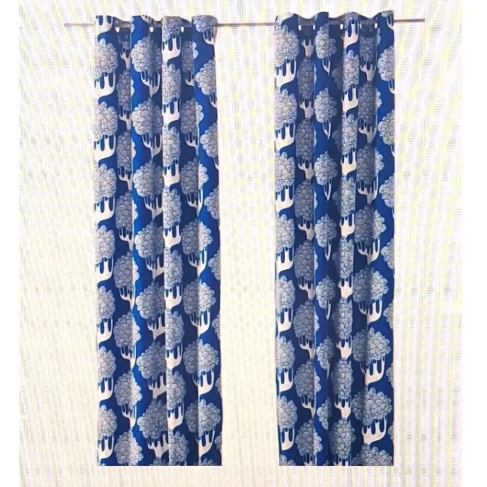 IKEA CURTAINS 2011 by EMMA HAGMAN Grommets Heavy Canvas Fabric ~ Mod Tree Design